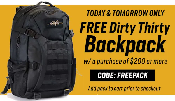 FREE Dirty Thirty Backpack