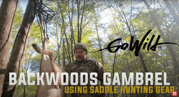 Using A Tethrd Tree Saddle Kit For Hunting, Skinning & Quartering Whitetail Deer