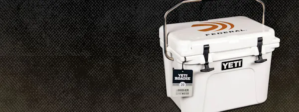 Giveaway: The Official Federal Branded YETI Roadie Cooler